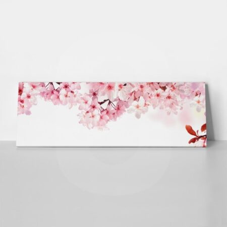 Πίνακας Πανοραμικός σε καμβά DREAMY CHERRY BLOSSOMS - Ανθη Δεντρων Sticky 1