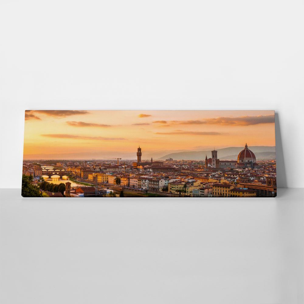 Πίνακας σε καμβά Πανοραμικός FLORENCE CITY