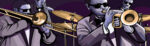 Πίνακας Πανοραμικός JAZZ PLAYERS