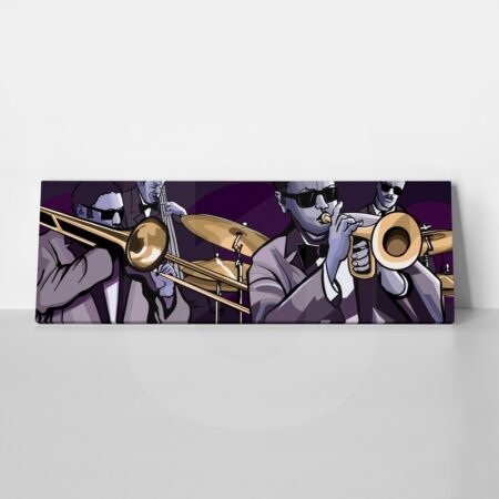 Πίνακας Πανοραμικός JAZZ PLAYERS - Μουσικη