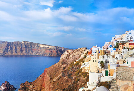 Πίνακας Πανοραμικός OIA VILLAGE - Νησια Sticky 1