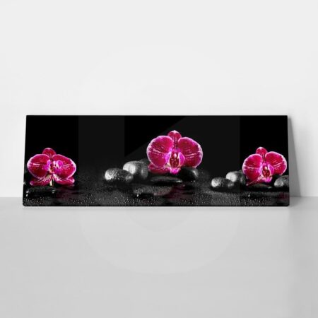 Πίνακας Πανοραμικός PINK ORCHIDS - Ορχιδεες Sticky 1