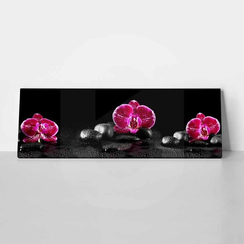 Πίνακας Πανοραμικός PINK ORCHIDS