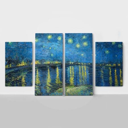 Τετράπτυχος VAN GOGH STARRY NIGHT - Vincent Van Gogh