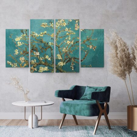 Τετράπτυχος VAN GOGH ALMOND BLOSSOM - Vincent Van Gogh