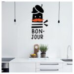 Αυτοκόλλητο τοίχου BONJOUR CHEF