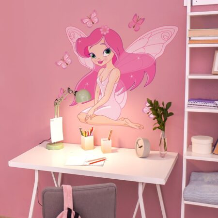 Αυτοκόλλητο τοίχου BUTTERFLY FAIRY - Βρεφικα & Παιδικά
