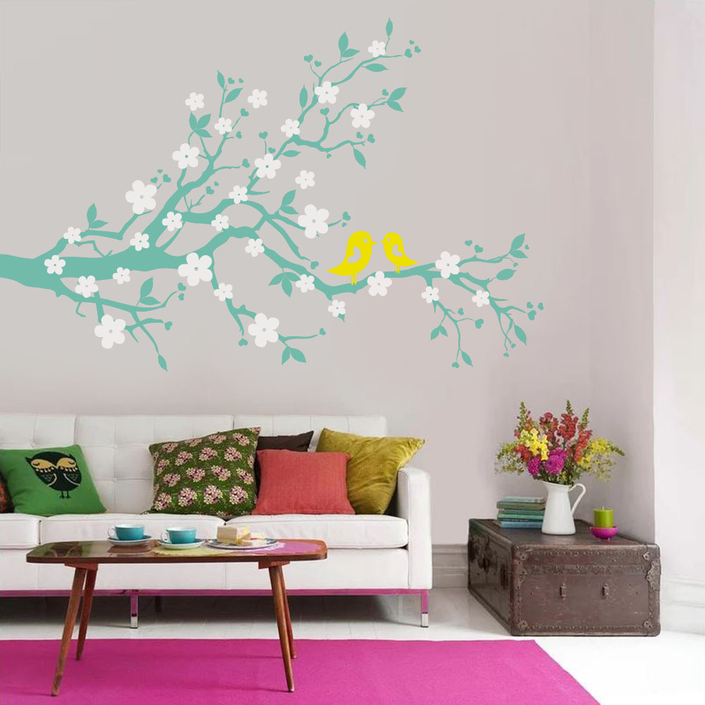 Αυτοκόλλητο τοίχου CHERRY FLOWERS
