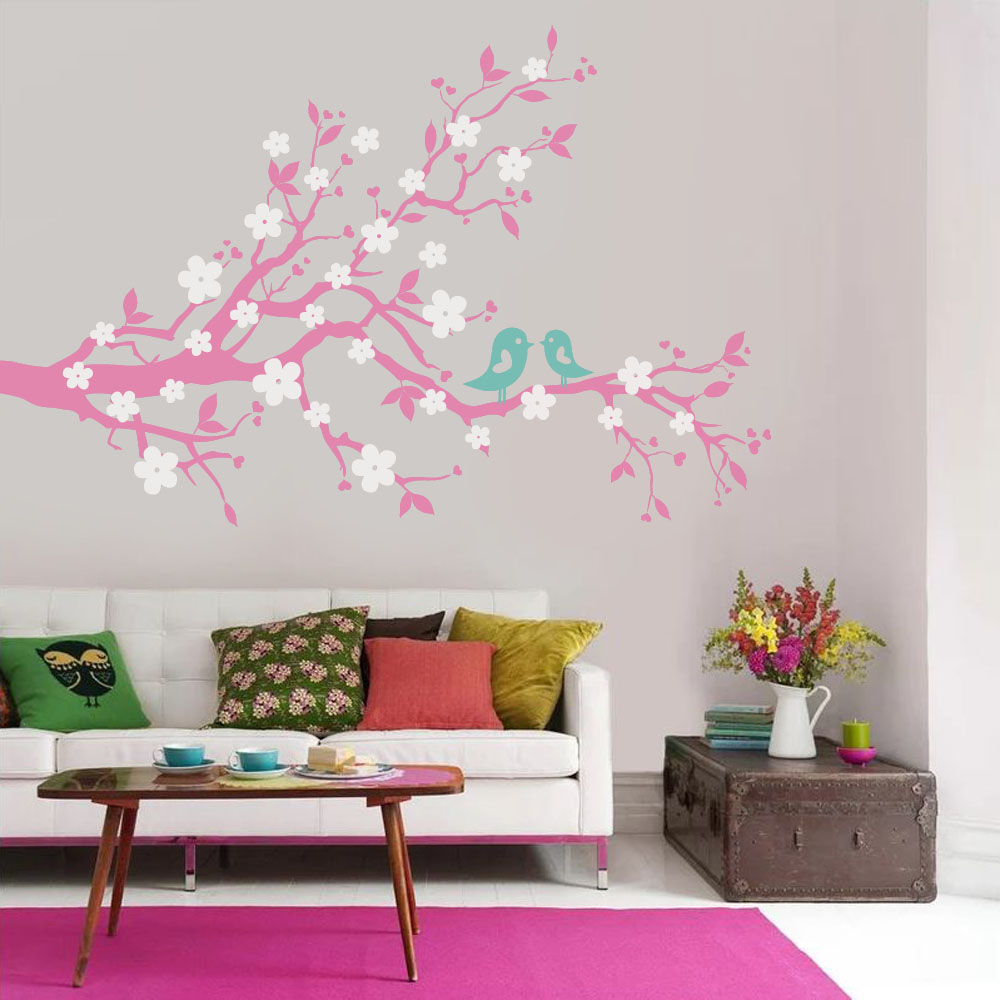 Αυτοκόλλητο τοίχου CHERRY FLOWERS