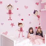 Αυτοκόλλητο τοίχου CUTE BALLERINAS