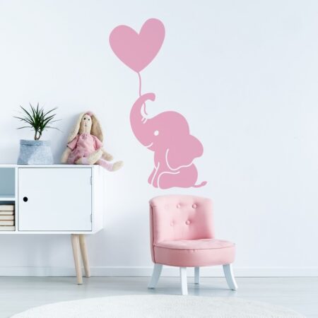 Aυτοκόλλητο τοίχου CUTE BABY ELEPHANT - Βρεφικα & Παιδικά Sticky 1
