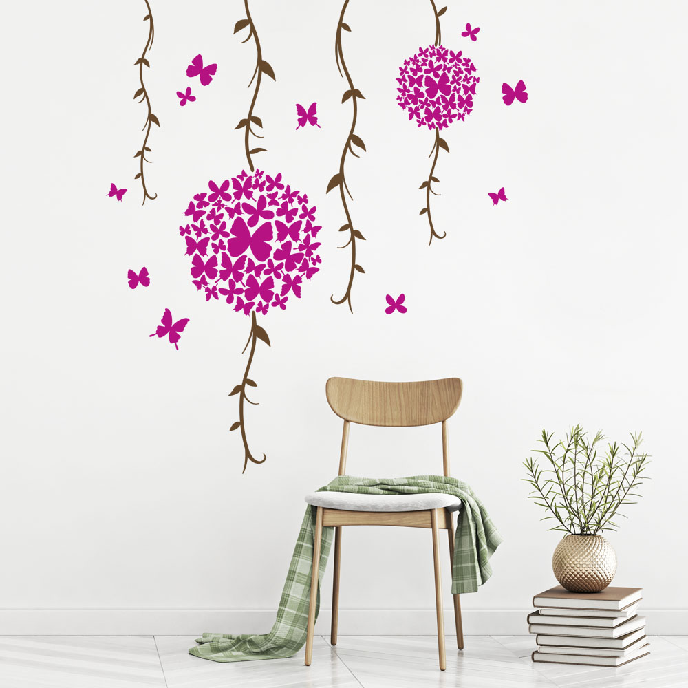 Αυτοκόλλητο τοίχου FLOWER BALLS