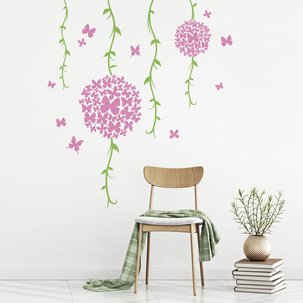 Αυτοκόλλητο τοίχου FLOWER BALLS