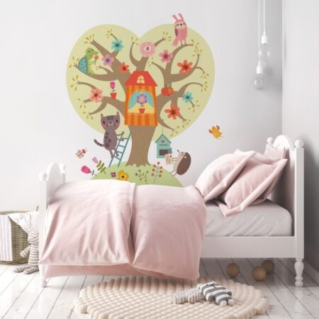 Aυτοκόλλητο τοίχου FUNNY ANIMALS TREE AND CHARACTERS - Βρεφικα & Παιδικά