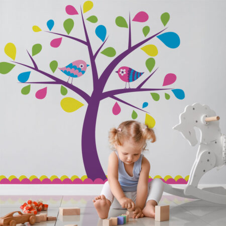 Αυτοκόλλητο τοίχου KIDS TREE5 - Βρεφικα & Παιδικά Sticky 5