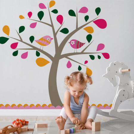 Αυτοκόλλητο τοίχου KIDS TREE5 - Βρεφικα & Παιδικά Sticky 6
