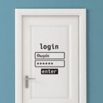 Αυτοκόλλητο τοίχου LOGIN