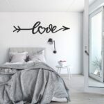 Aυτοκόλλητο τοίχου LOVE LETTERING IN FORM ARROW