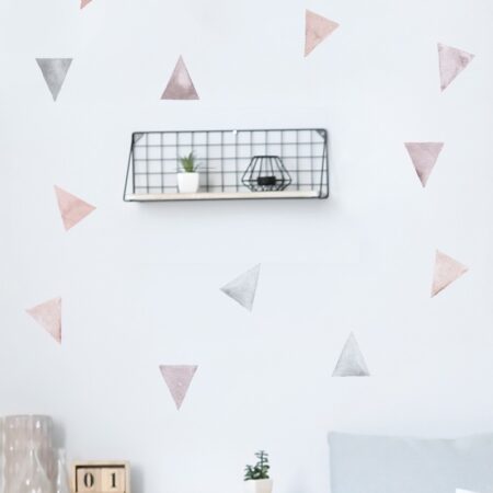 Αυτοκόλλητο τοίχου PAINTED WATERCOLOR TRIANGLES - Mini Sticker sets Sticky 1