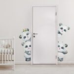 Αυτοκόλλητο τοίχου PANDA DOOR