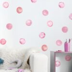Αυτοκόλλητο τοίχου A LOT OF WATERCOLOR CIRCLES