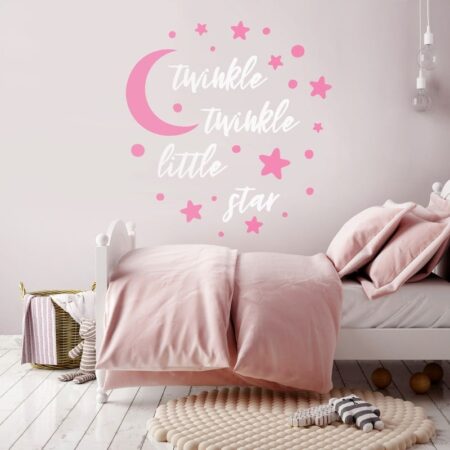 Αυτοκόλλητο τοίχου TWINKLE TWINKLE LITTLE STAR - Βρεφικα & Παιδικά