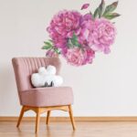 Aυτοκόλλητο τοίχου WATERCOLOR PEONIES