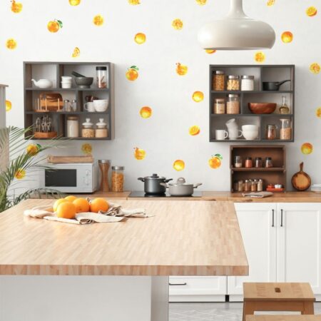 Αυτοκόλλητο τοίχου WATERCOLOR ORANGES - Mini Sticker sets Sticky 1