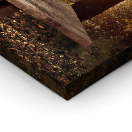 Τετράγωνος Πίνακας WOOD CARVING 3 - Αγαπη - Ερωτας Sticky 2