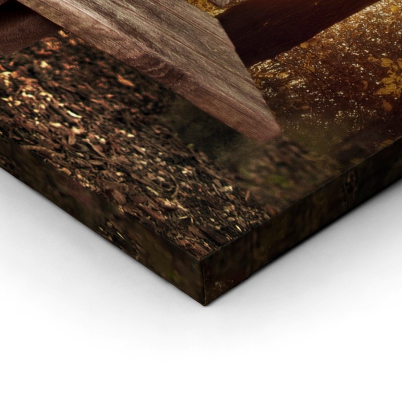 Τετράγωνος Πίνακας WOOD CARVING 3