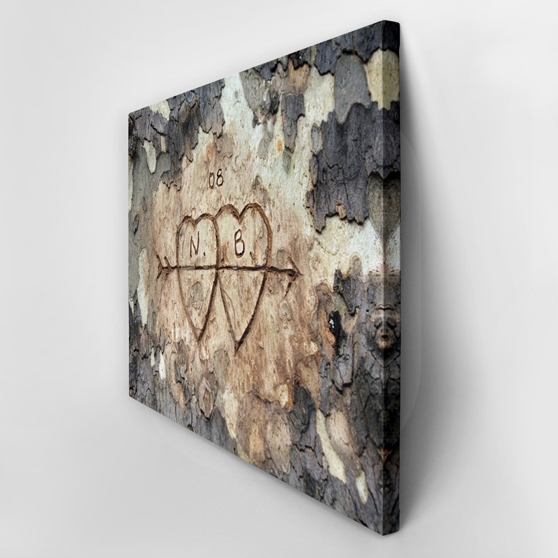 Πίνακας σε καμβά WOOD CARVING 2
