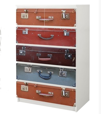 Αυτοκόλλητο Συρταριέρας SUITCASES - Αυτοκολλητα επιπλων Sticky 3