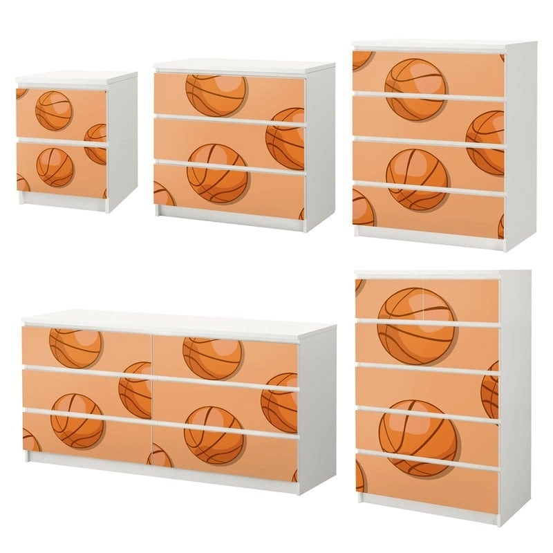 Αυτοκόλλητο Συρταριέρας BASKETBALL