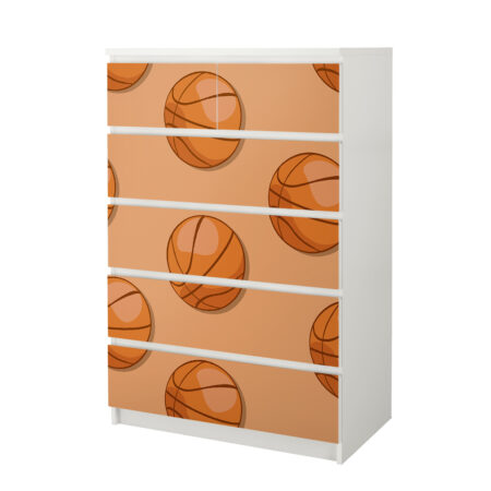 Αυτοκόλλητο Συρταριέρας BASKETBALL - Αυτοκολλητα επιπλων Sticky 4