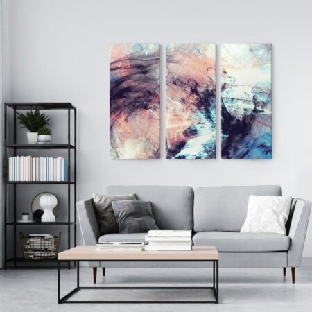 Τρίπτυχος Πινακας DYNAMIC COLOR - Αφηρημενα και Abstract