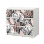 Αυτοκόλλητο Συρταριέρας ELEGANT LEAVES