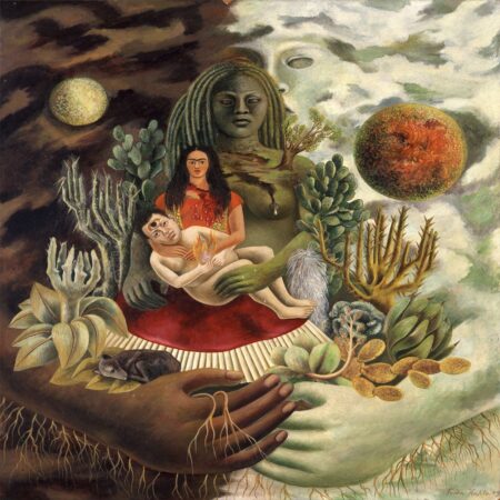 Πίνακας σε καμβά FRIDA KAHLO LOVE EMBRACE - Frida Kahlo Sticky 5