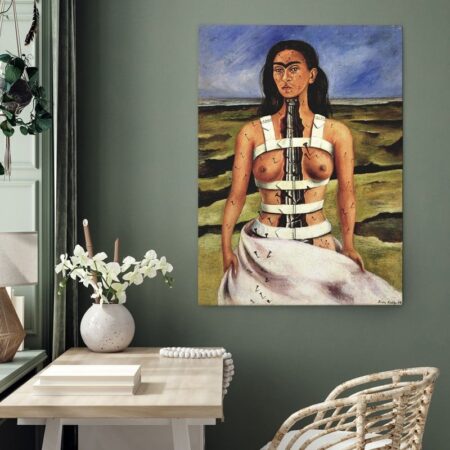 Πίνακας σε καμβά FRIDA BROKEN COLUMN - Frida Kahlo