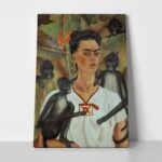 Πίνακας σε καμβά FRIDA KAHLO SELF PORTRAIT WITH MONKEYS