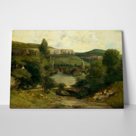 Πινακας Σε Καμβά GUSTAVE COURBET – VIEW OF ORNANS
