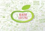 Πινακας σε καμβά HEALTHY LIFESTYLE