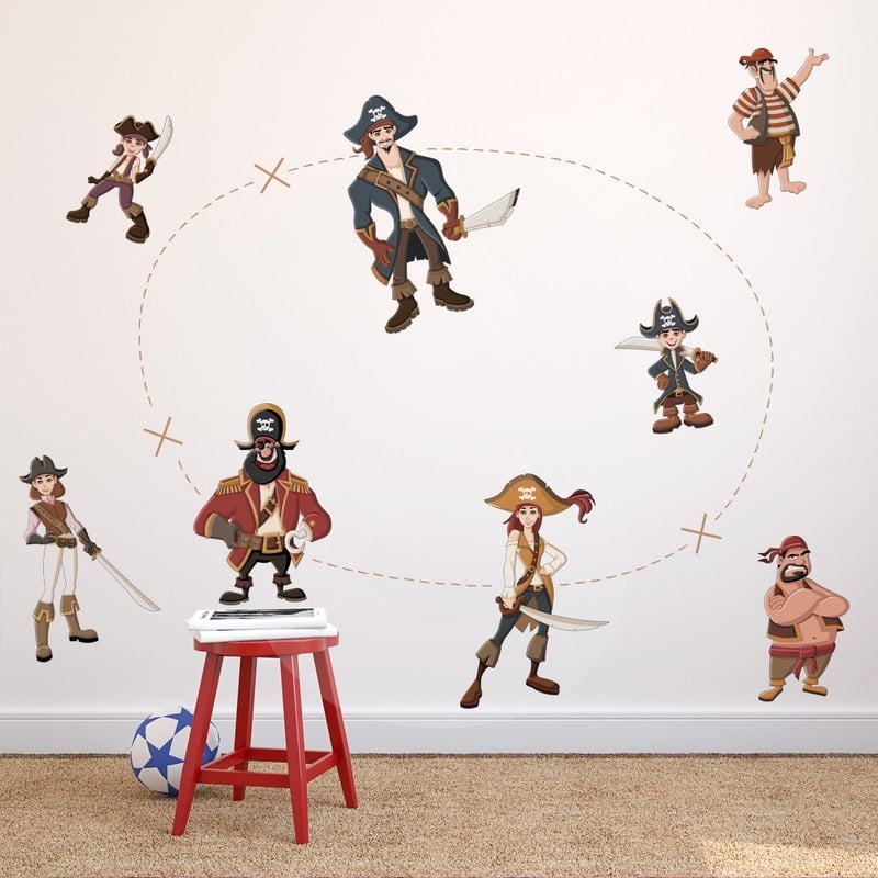 Αυτοκόλλητο τοίχου HERO PIRATES