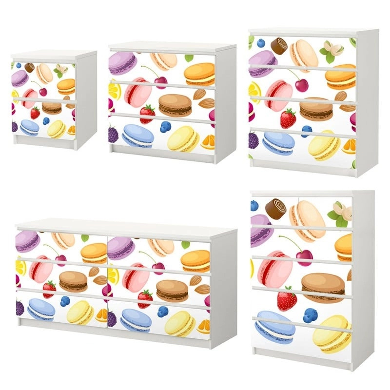 Αυτοκόλλητο Συρταριέρας MACARONS