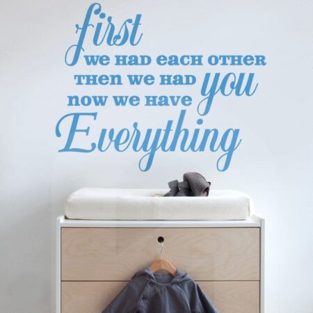 Aυτοκόλλητο τοίχου NOW WE HAVE EVERYTHING - Βρεφικα & Παιδικά