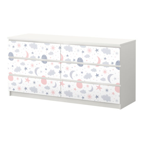 Αυτοκόλλητο Συρταριέρας NURSERY PATTERN - Αυτοκολλητα επιπλων Sticky 5