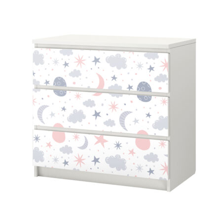 Αυτοκόλλητο Συρταριέρας NURSERY PATTERN - Αυτοκολλητα επιπλων Sticky 2