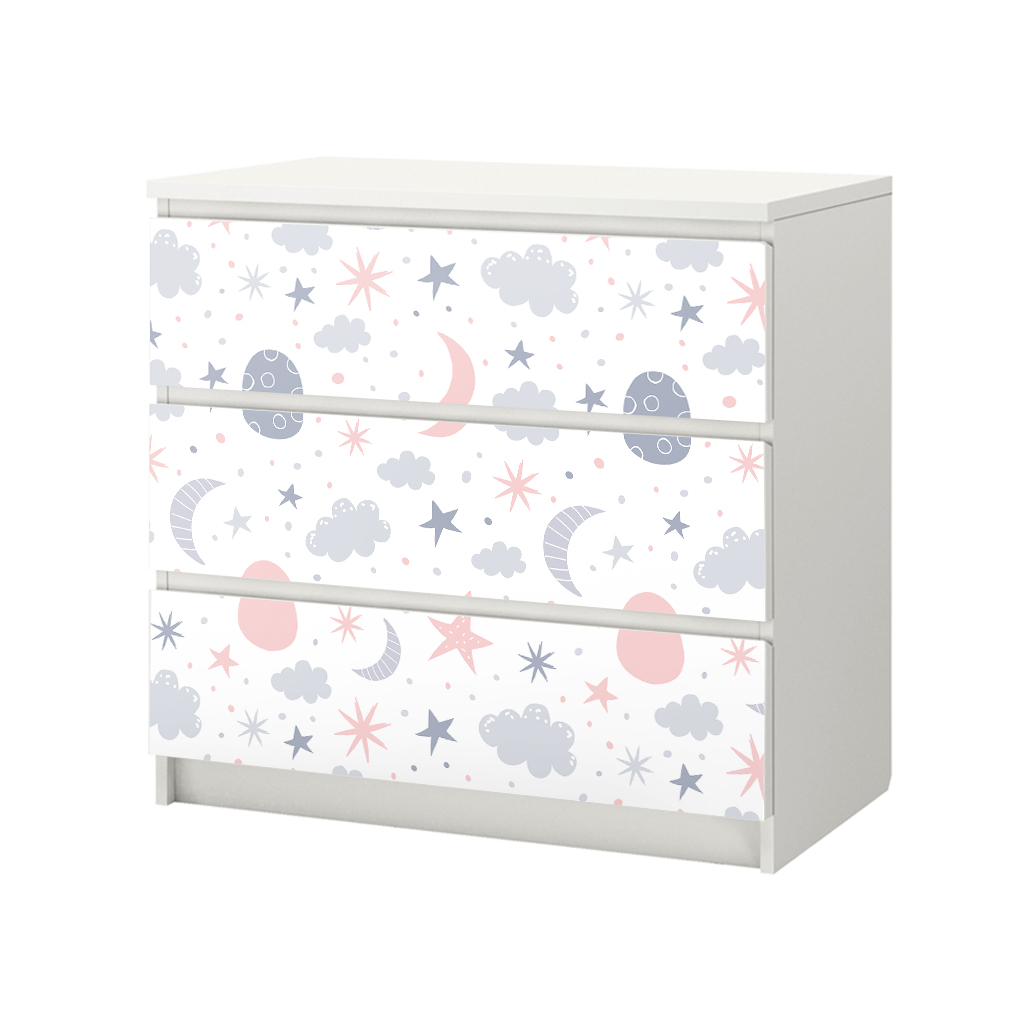 Αυτοκόλλητο Συρταριέρας NURSERY PATTERN