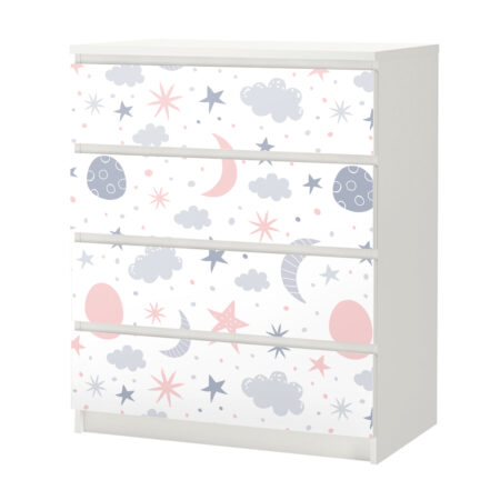 Αυτοκόλλητο Συρταριέρας NURSERY PATTERN - Αυτοκολλητα επιπλων Sticky 3