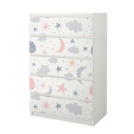 Αυτοκόλλητο Συρταριέρας NURSERY PATTERN - Αυτοκολλητα επιπλων Sticky 4