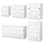 Αυτοκόλλητο Συρταριέρας NURSERY PATTERN